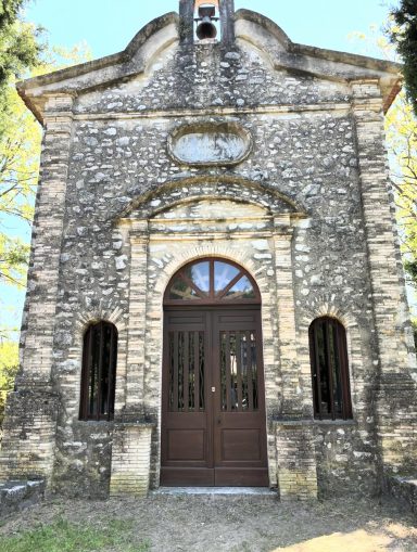 Chapelle Saint Roc après la première phase de nettoyage par South Drone Cleaning