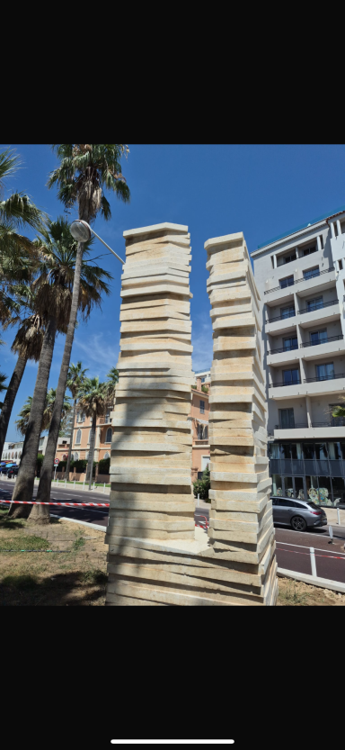 Statue « Aliotta Zooo » extérieur après intervention de nettoyage par South Drone Cleaning